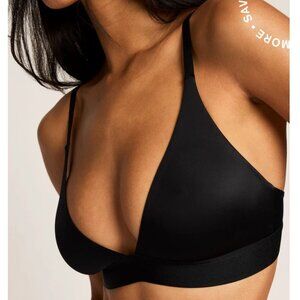 Negative Glace Black Triangle Bra Sz 1
